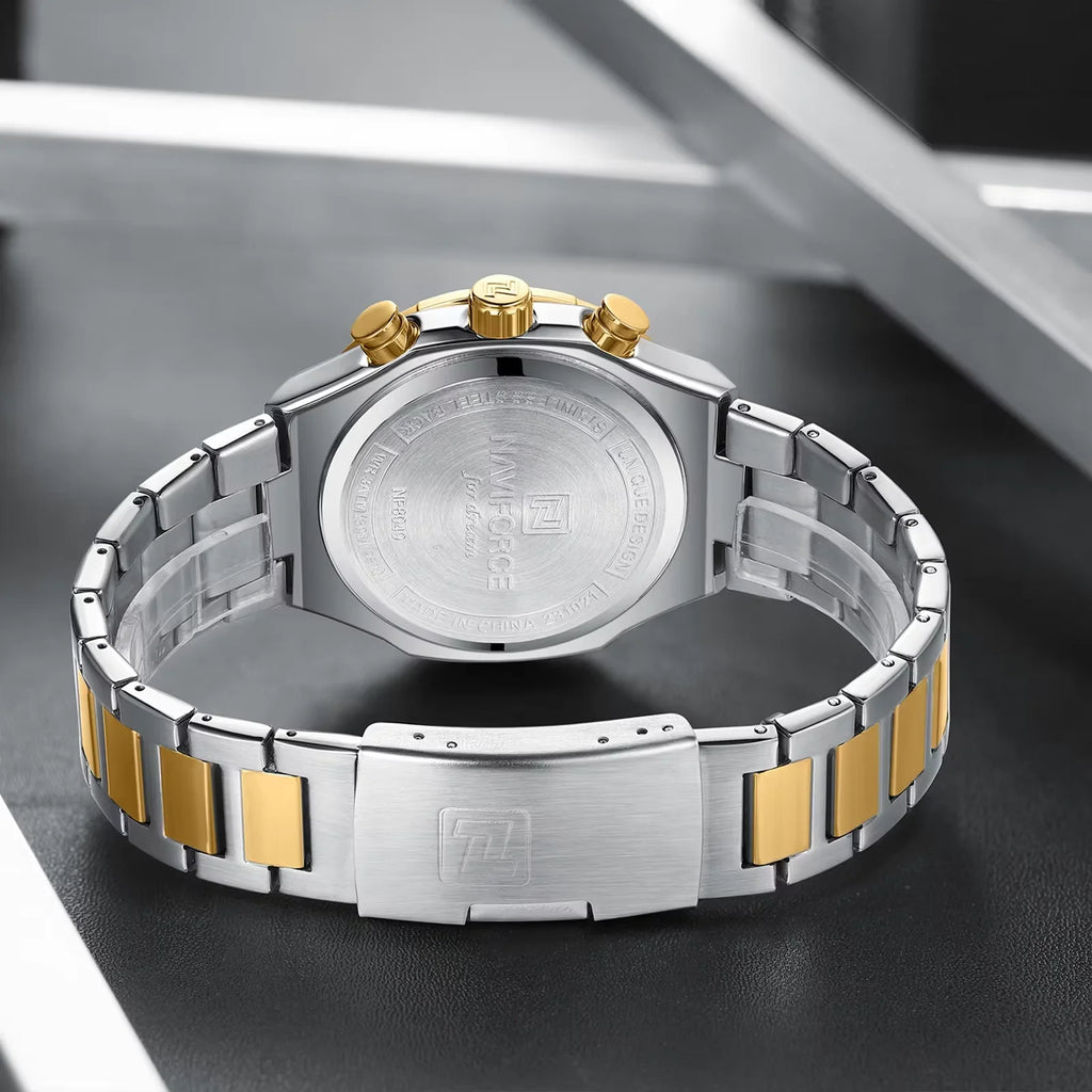 Montre Homme Naviforce Business Classique Quartz – Acier Inoxydable Étanche Fashion 2024