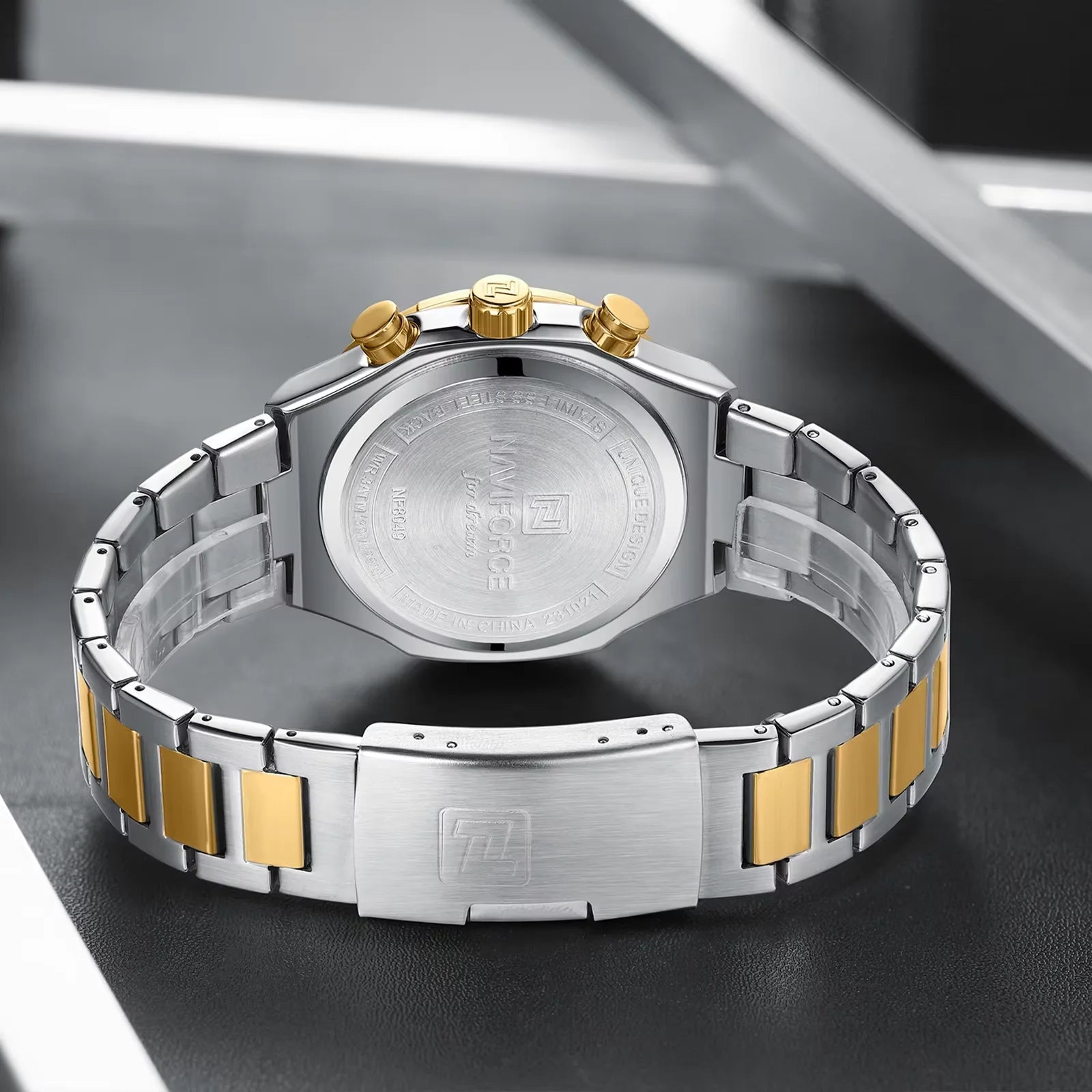 Montre Homme Naviforce Business Classique Quartz – Acier Inoxydable Étanche Fashion 2024