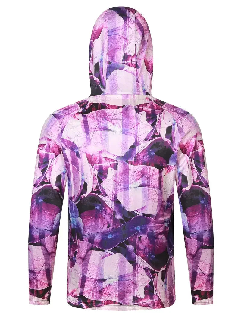 Tenue Anti-UV Manches Longues avec Cagoule - Randonnée, Pêche & Outdoor