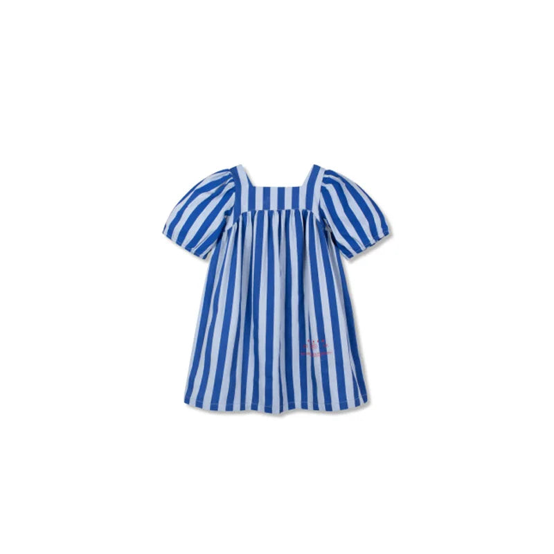 Robe Princesse Fille Été – Robe Enfant Florale Élégante 1-12 Ans Coton Polyester