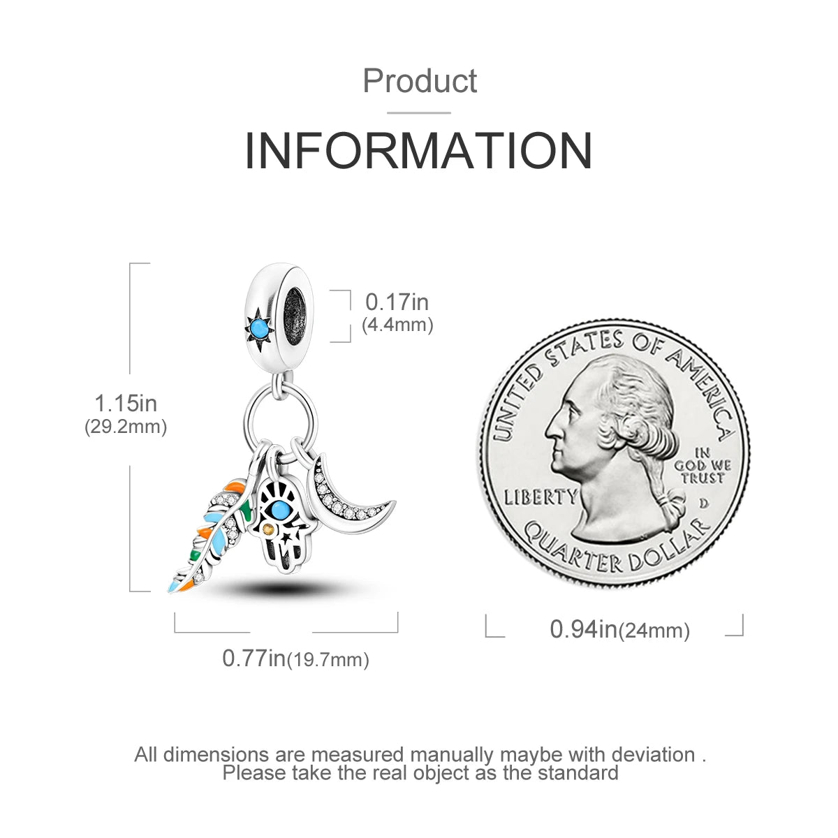 Charm Argent 925 Pendentif Croix, Ange, Pyramide & Pharaon – Breloque Spirituelle & Symbolique DIY | Compatible Bracelet Original | Bijou Personnalisé