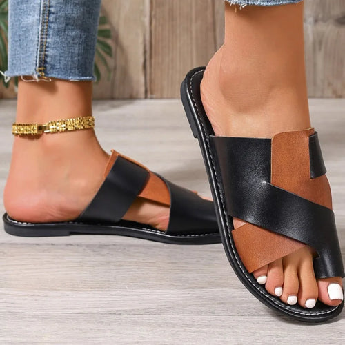 Chaussures PU Waterproof Femme Plage Grande Taille 2025 – Flat Non-Slip Casual Outdoor