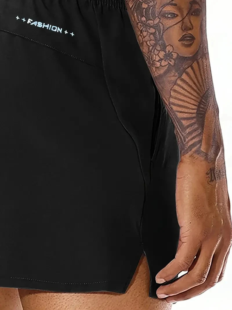 Short Homme Plage Été Couleur Unie Ceinture Élastique Double Poches Fashion Leisure Confortable Sport Cool Tendance – Short Premium Multifonction Été | Mode Homme Été Premium