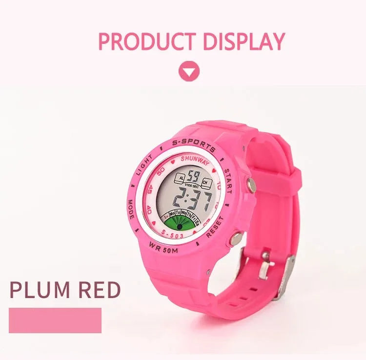 Montre Enfant UTHAI CE02 Quartz Colorée – Fille Garçon Étanche 50M Sport Student