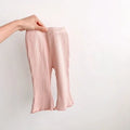 Pantalon Bébé Slim Élastique Couleur Unie – Legging Léger Été Nouveau-Né Garçon Fille Toddler