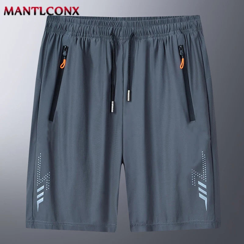 Short Homme Plage Sport Séchage Rapide Uni – Jogging Running Poches Zip Léger Loose Été | Mode Homme Outdoor Natation