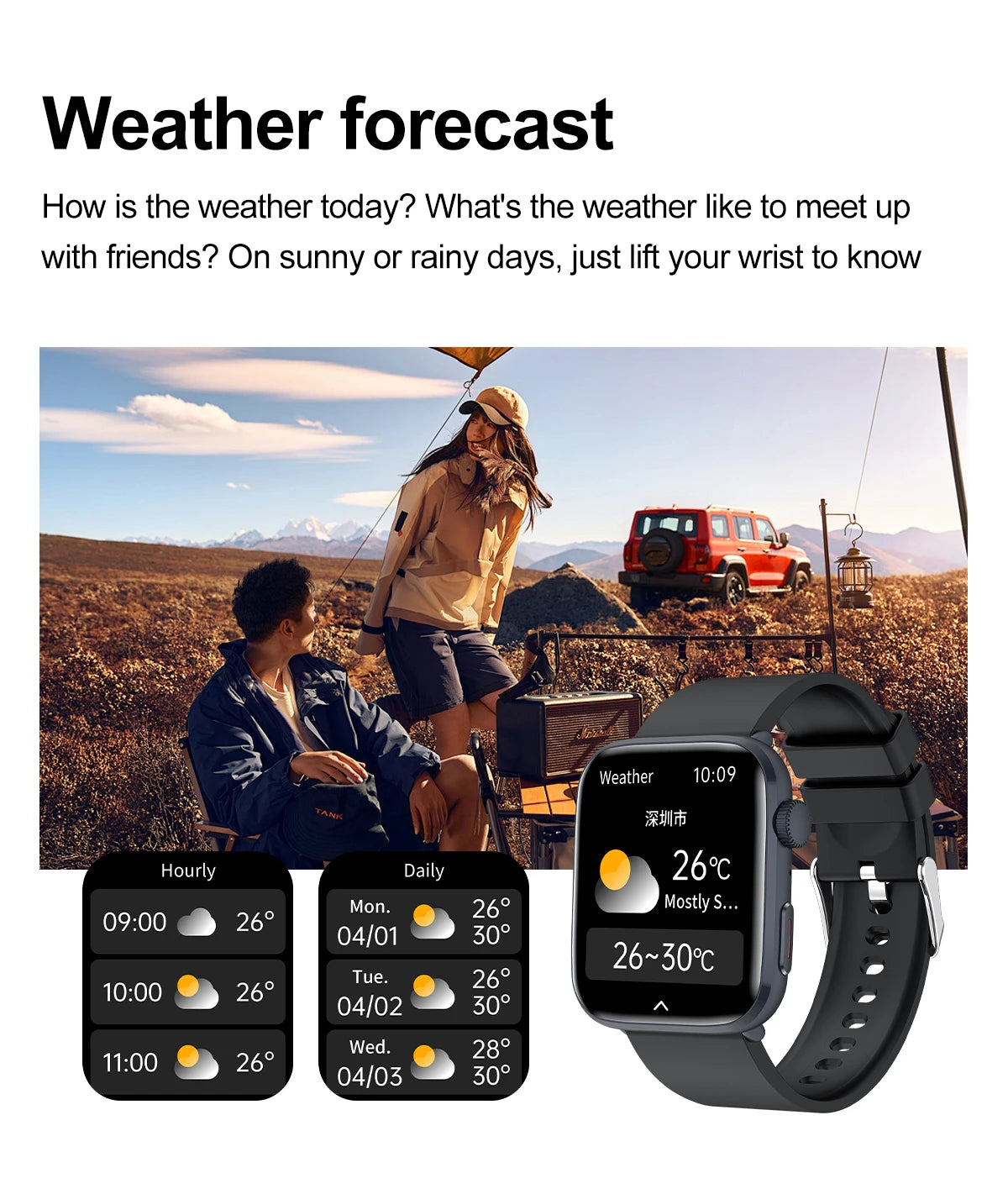 Smartwatch 2025 Unisexe Santé NFC Bluetooth – Tension Artérielle Oxygène Sport Appels | Homme & Femme