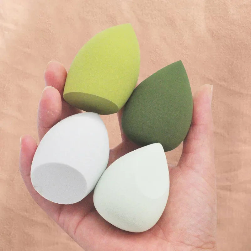 Lot 4 Éponges Maquillage Blender Puff – Fond de Teint, Poudre & Correcteur | Application Douce & Uniforme | Accessoire Beauté