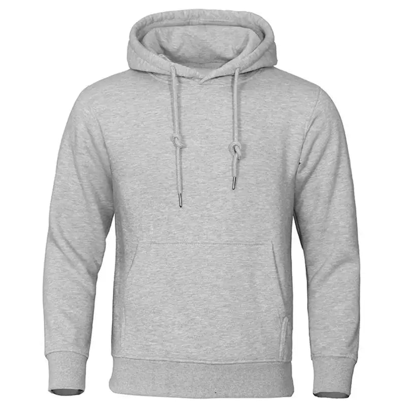 Sweat Homme Polaire Couleur Unie – Pullover Chaud Casual Streetwear Sport École Automne Hiver | Mode Homme Premium