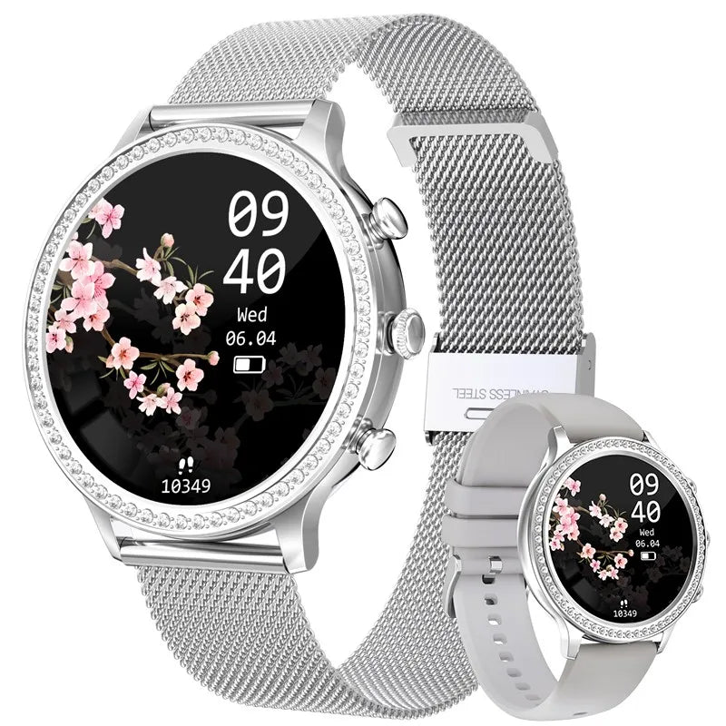 Montre Connectée Femme LIGE 2026 – Appels Bluetooth, Cadran Personnalisable & Suivi Cardio | Étanche Sport & Fitness | Cadeau Femme