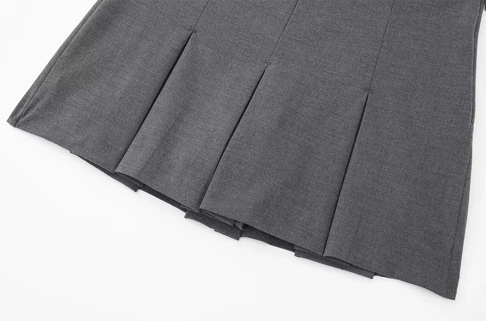 Skort Plissé Taille Haute Mini Femme - Short Jupe Casual Été & Vacances | MUJER 2025