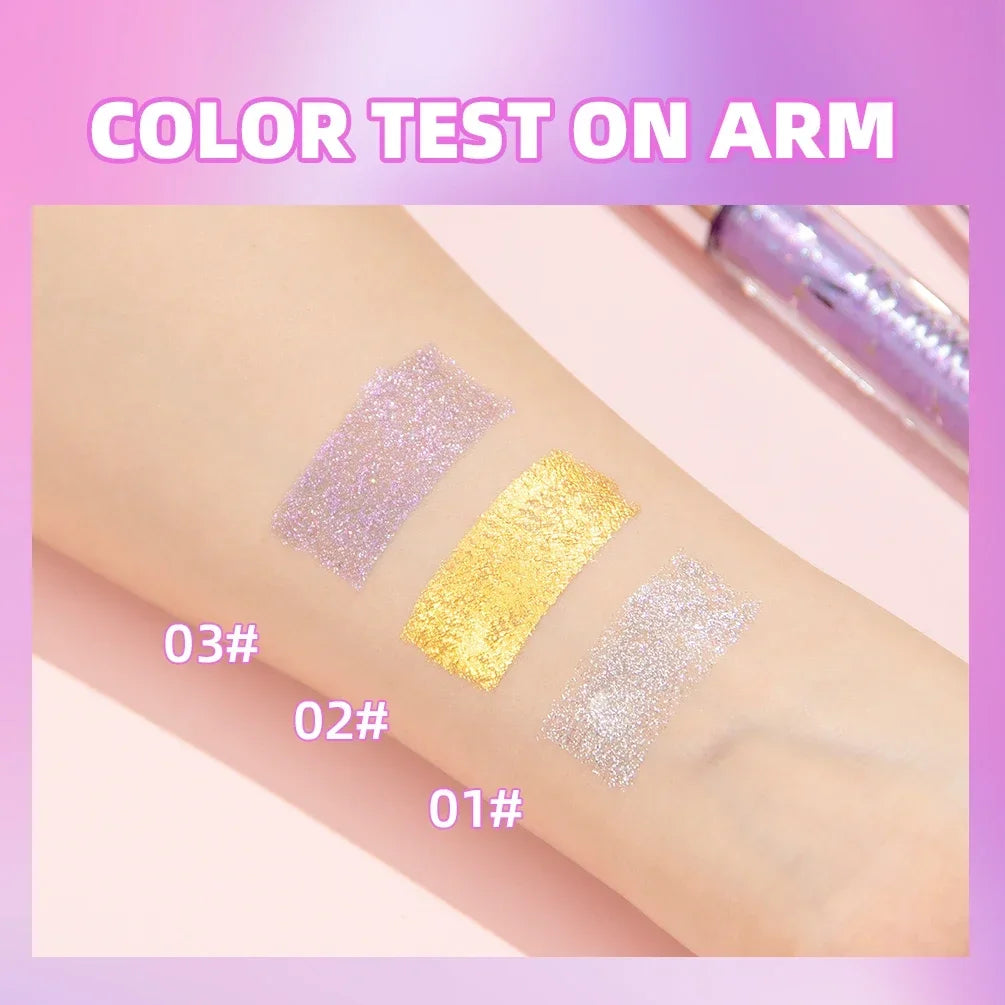 Mascara Diamond Galaxy Paillettes Glitter – Waterproof Longue Tenue Courbe & Volume | Shimmer Maquillage Cils
