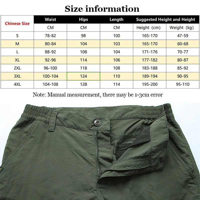 Taktische Cargo-Herrenhose Wasserdicht Schnelltrocknend Militär Outdoor Sommer | Premium Taktische Cargo-Hose
