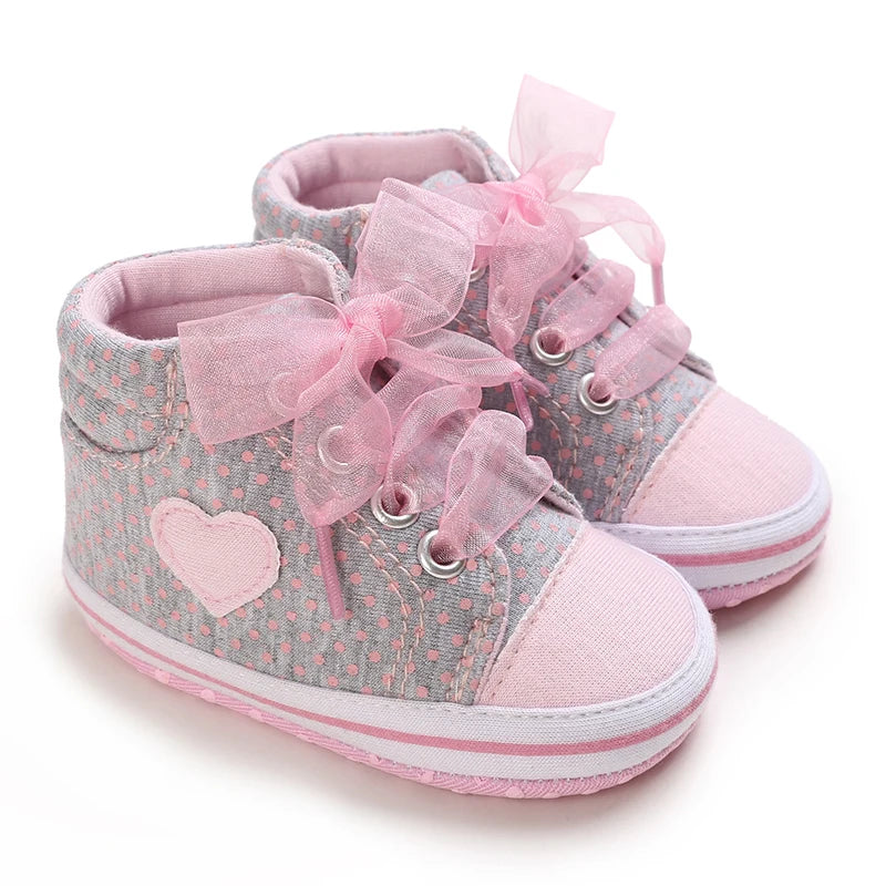 Chaussures Bébé Fille Rose Semelle Souple – Ballerines Légères Confortables Premiers Pas Casual
