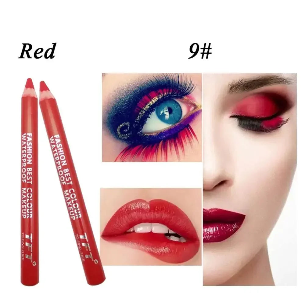 Crayon Rouge à Lèvres Mat Velvet 9 Couleurs – Longue Tenue Waterproof | Lip Tint Nude Hydratant Sexy