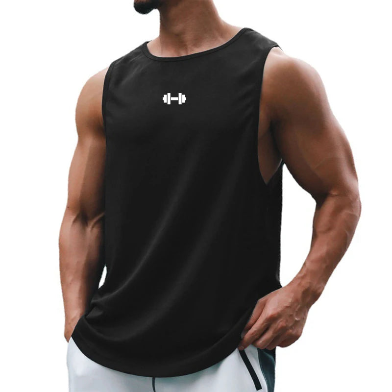 Débardeur Homme Gym Fitness Séchage Rapide – Loose Bodybuilding Sans Manches Basketball Été | Mode Homme Sport Premium