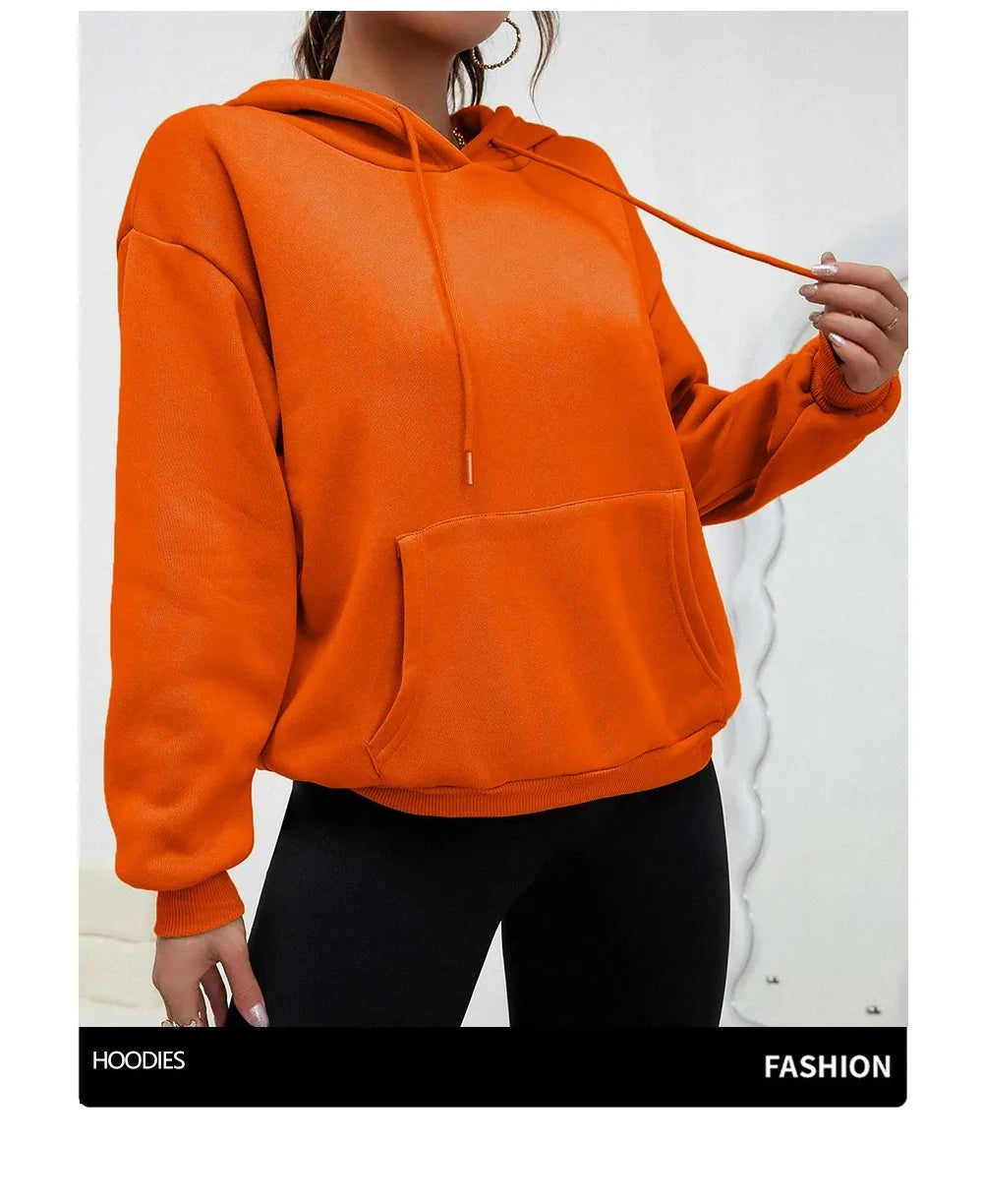 Sweat À Capuche Femme Hawkins Strange School 1983 Polaire Chaud Ample Poche – Streetwear | Hiver