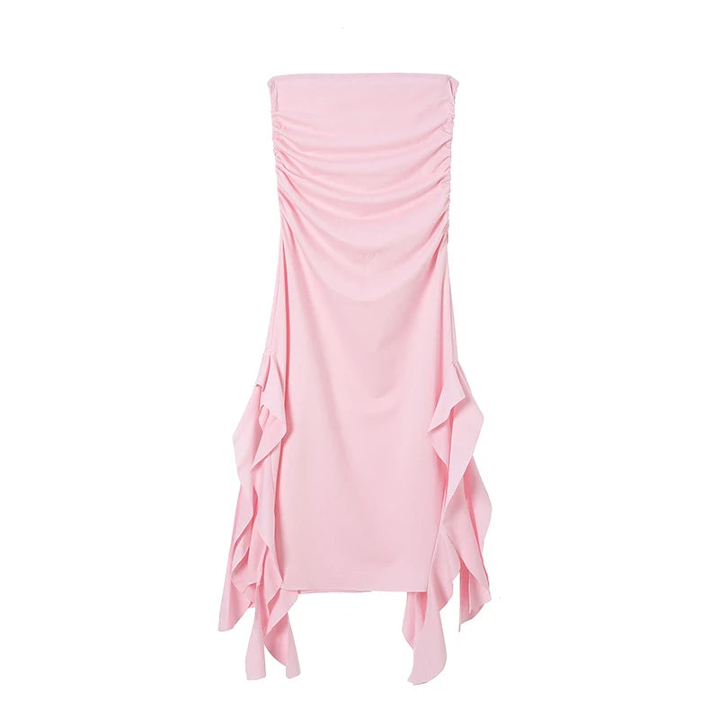 Robe Une Épaule Asymétrique Slim Fit - Moulante Tendance Printemps Été Style Européen & Américain