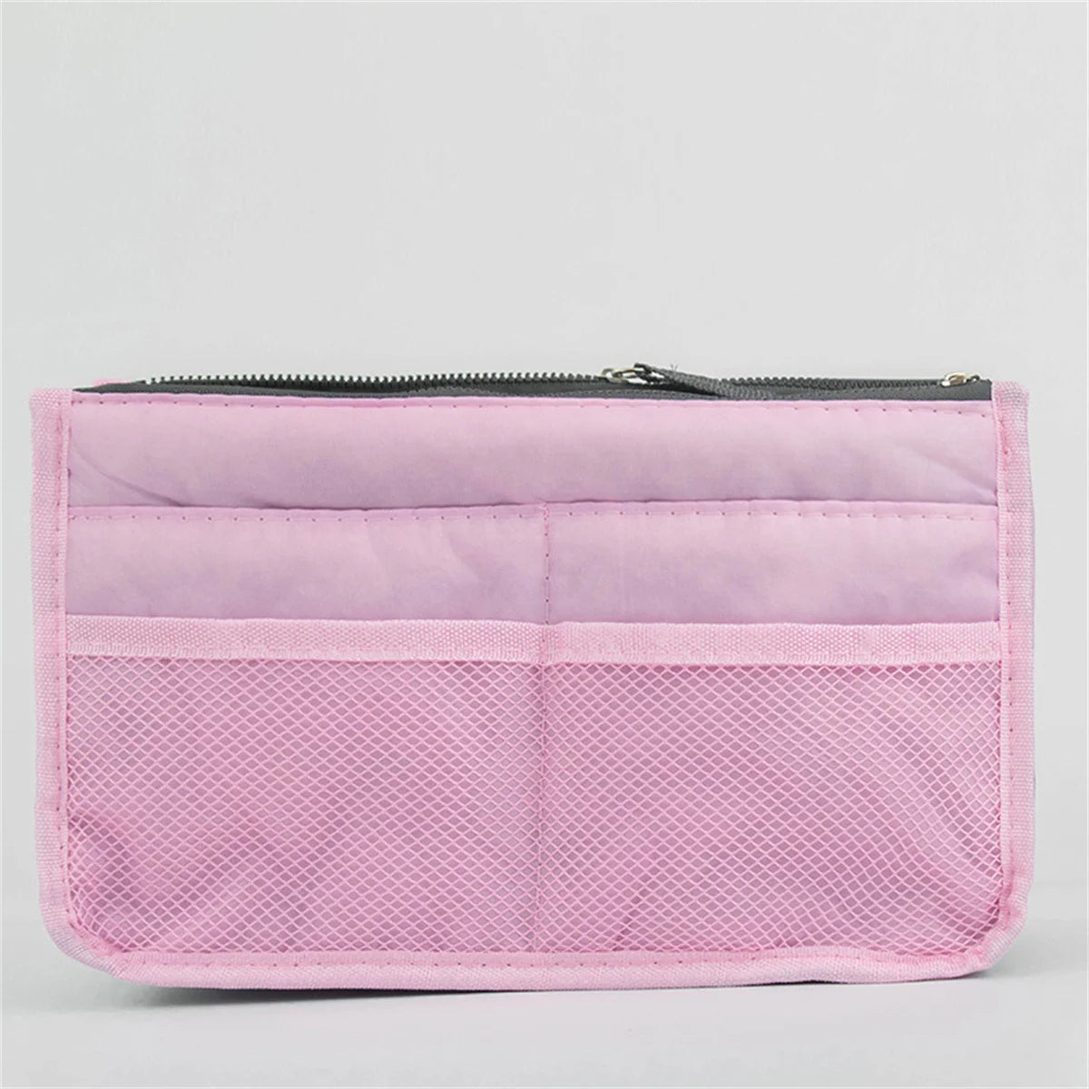 Sac Rangement Bi-Fold Double Zip – Grande Capacité | Organisateur Maquillage & Toilette