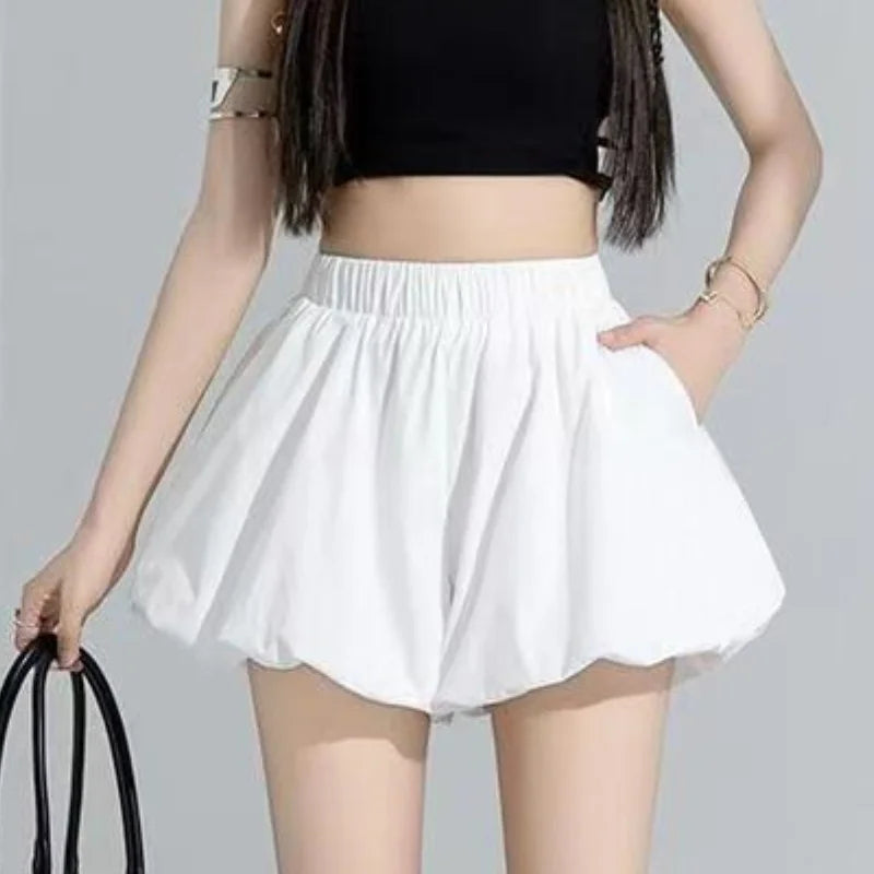 Mini Jupe Femme Balletcore Taille Haute Élastique Volantée Patchwork Lolita Style Coréen Kawaii Y2K – Jupe Courte Douce Sexy | Mode