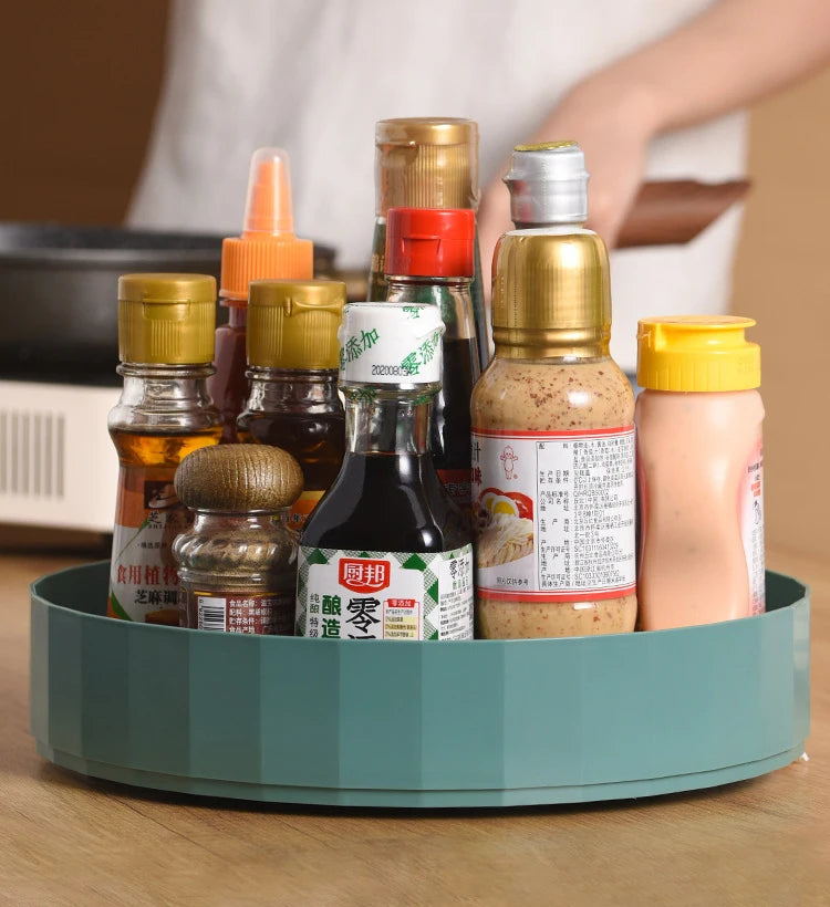 Organisateur 360° Rotatif Maquillage – Parfum Rouge à Lèvres Skincare Cosmétiques Cuisine