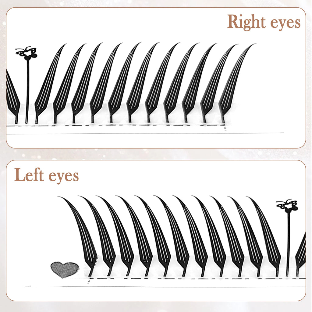Extensions Cils CoMango Fox Anime Spire – Fans Pré-faits Volume Naturel | Fournisseur Maquillage