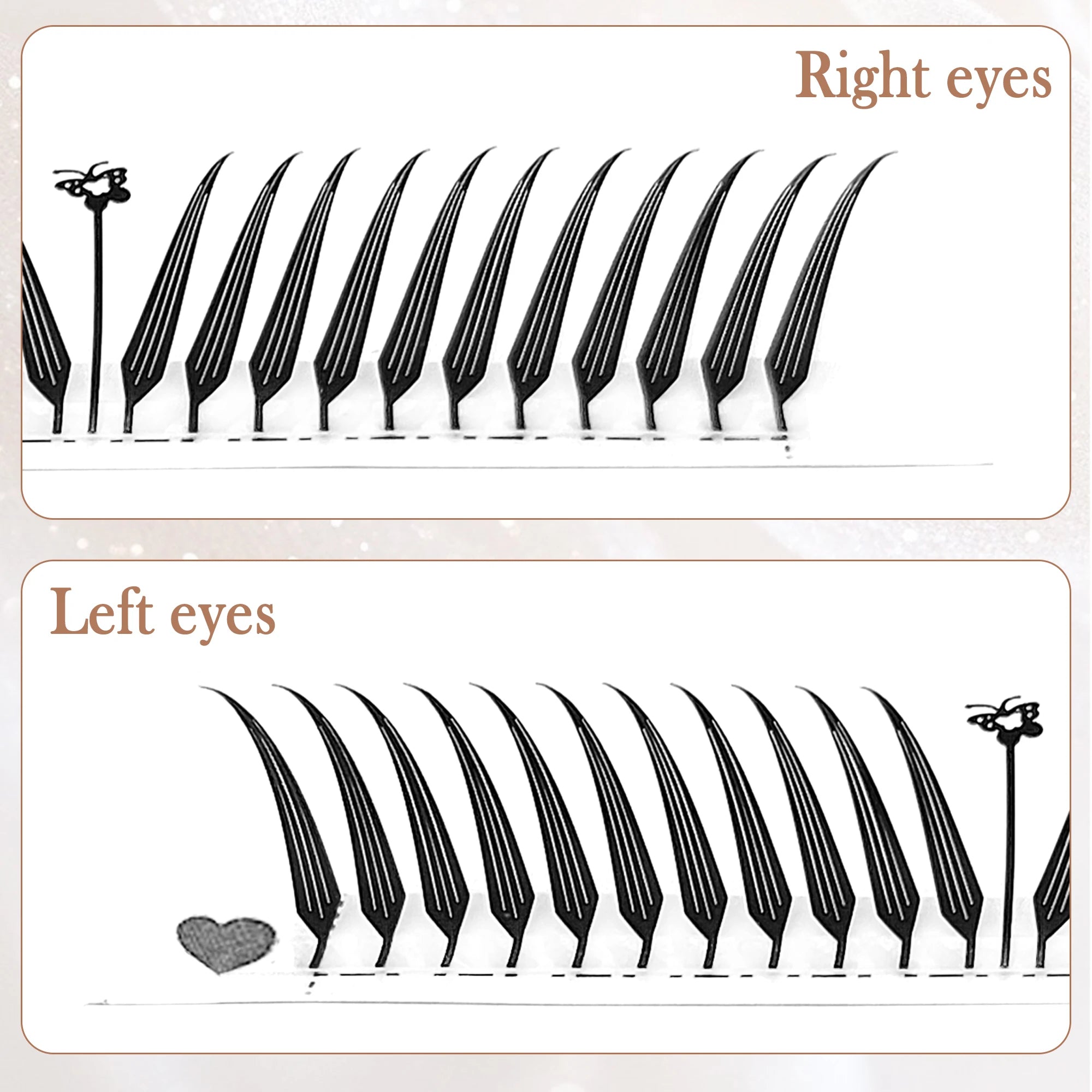 Extensions Cils CoMango Fox Anime Spire – Fans Pré-faits Volume Naturel | Fournisseur Maquillage