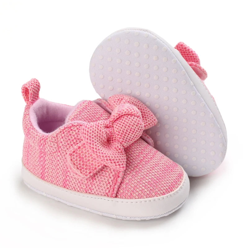 Chaussures Bébé Fille Rose Semelle Souple – Ballerines Légères Confortables Premiers Pas Casual