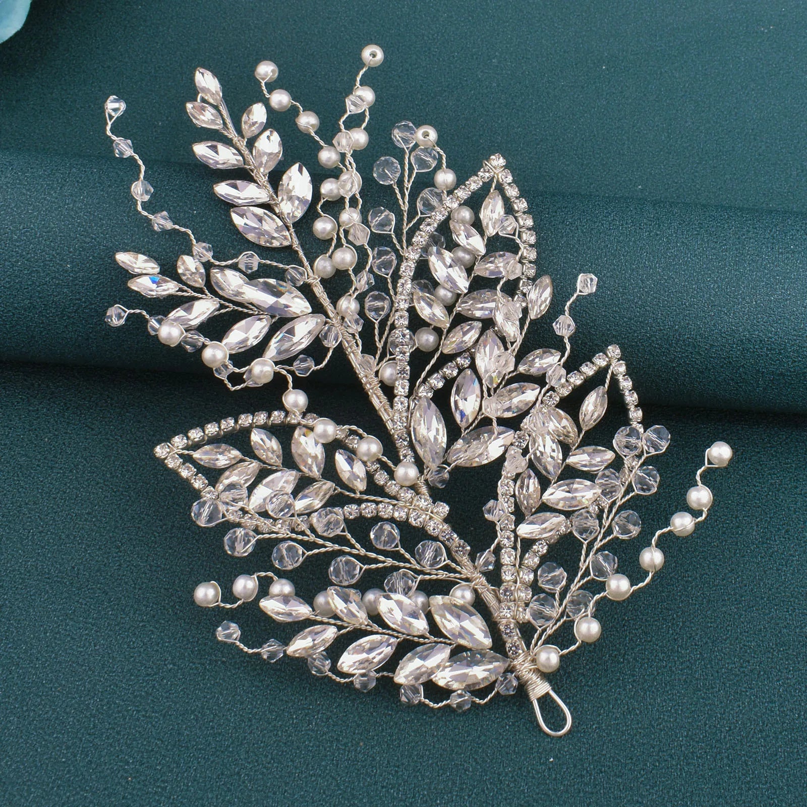 Diadème Cristal Mariée Luxe – Couronne Strass Rhinestone | Tiare Nuptiale Mariage, Soirée & Concours | Bijou de Tête Femme Premium