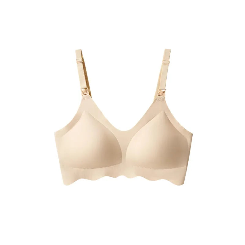 Soutien-Gorge Allaitement Sans Couture Ultra-Fin Détachable – Brassière Respirante Confortable Femme