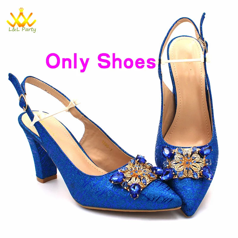 Ensemble Chaussures + Sac Italien Orange Cristal – Pumps Luxe Mariage Fête 2024