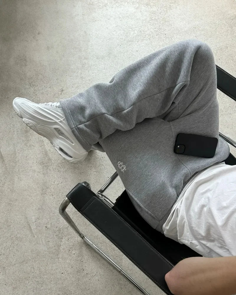 Pantalon Homme Y2K Rétro Loose Droit – Zip Bas de Jambe Broderie Hip Hop Harajuku Streetwear Casual | Mode Homme Premium