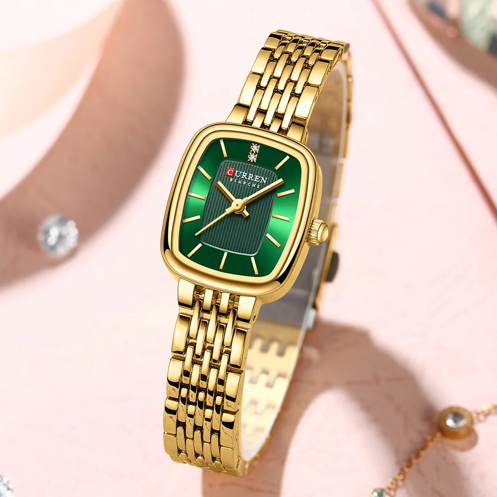 Montre Femme CURREN Dress Fashion Quartz – Bracelet Acier Simple Élégante Intemporelle