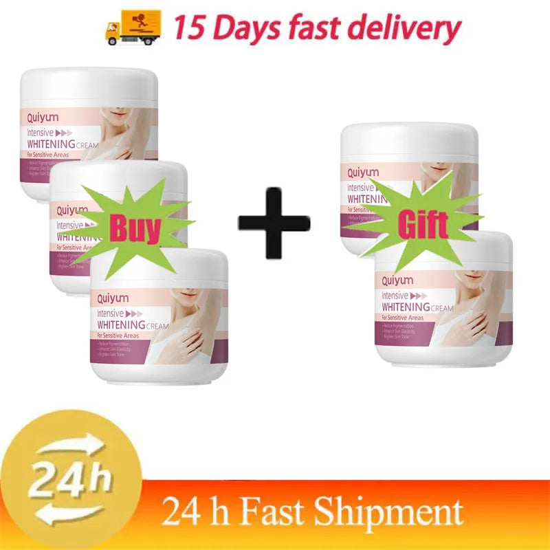Crème Blanchissante Aisselles & Zone Intime – Hydratante Eclaircissante Coréenne Femme