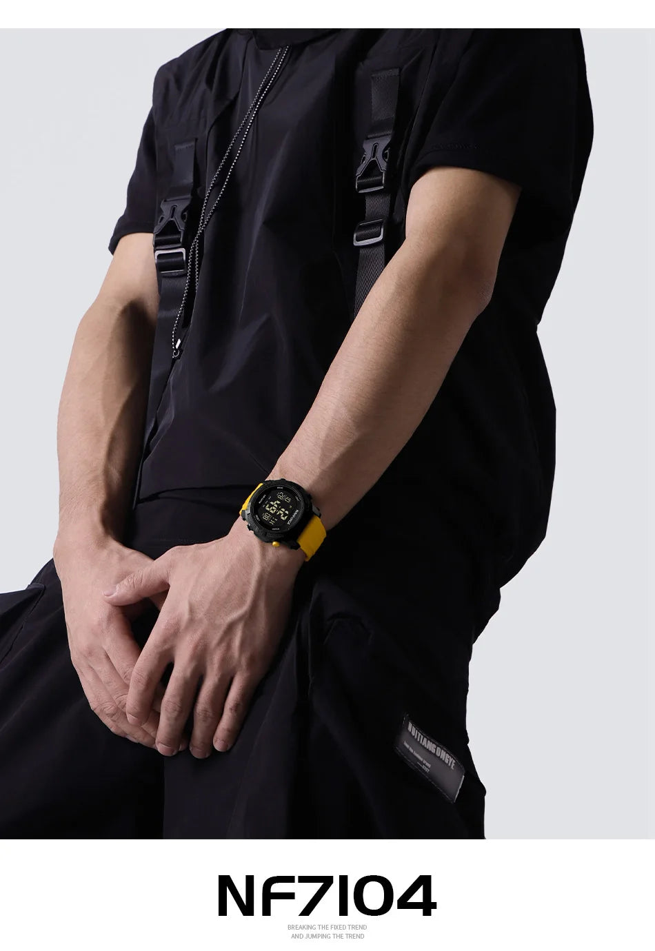 Montre Homme NAVIFORCE Sport Électronique Silicone 5ATM – Étanche Tendance Fashion