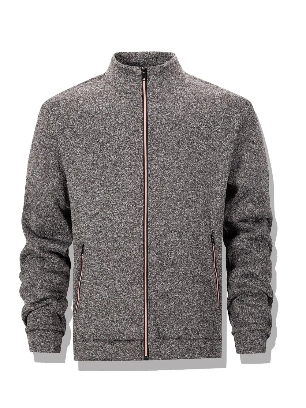 Veste Sweat Homme Zippée Intégrale Col Montant Coupe-Vent Chaud Casual Outdoor Automne Hiver Confortable Élégante Intemporelle – Veste Sweat Premium Zippée Col Montant | Mode Homme Outdoor Automne Hiver Premium