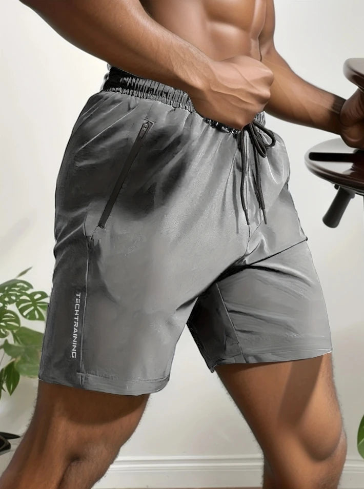 Short Homme Sport Séchage Rapide Respirant Gym Workout Running Cyclisme Cordon Taille Été Léger Confortable | Short Sport Séchage Rapide Premium