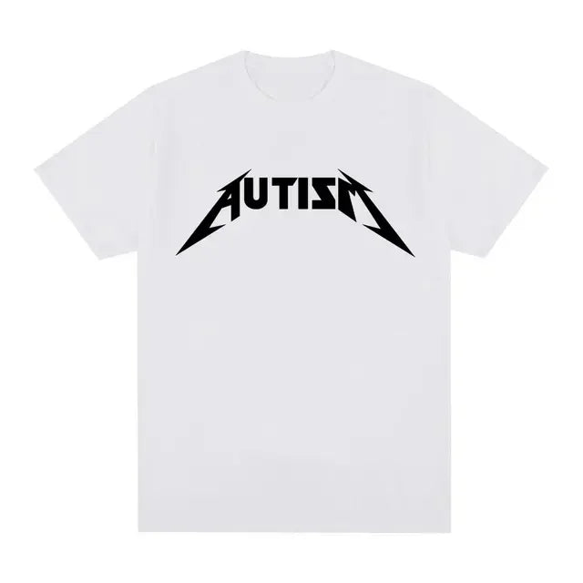T-Shirt Unisexe Metal Rock Meme Oversize Loose Été – Hip Hop Streetwear Manches Courtes Sport Tendance | Mode Homme & Femme