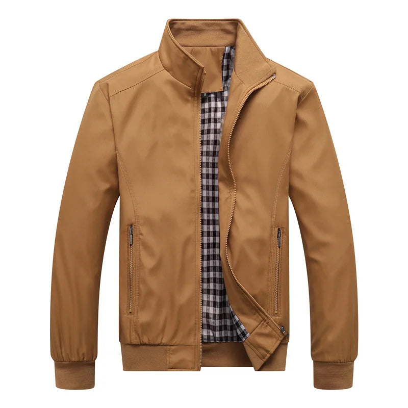 Herren Bomberjacke Slim Casual Uni Mode Frühling Herbst Große Größen M bis 8XL – Elegante Trendige Baseballjacke | Premium Herrenmode