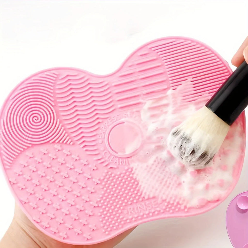 Pad Nettoyage Pinceaux Maquillage Silicone – Forme Pomme | Ventouses & Sans Forméhyde