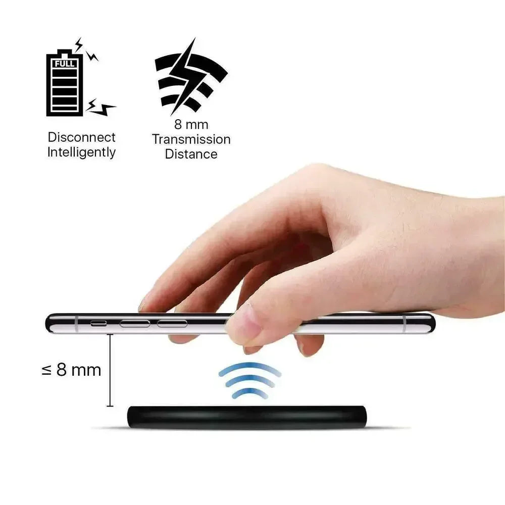 Chargeur Sans Fil Rapide Induction – Compatible iPhone 17-11 Samsung Xiaomi Huawei