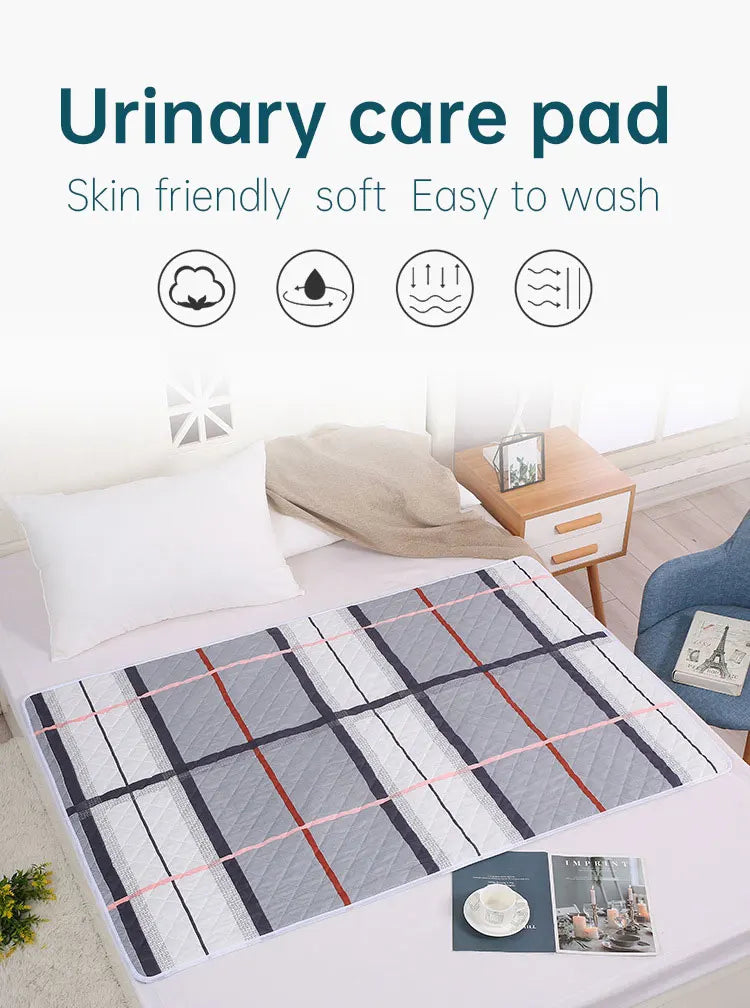 Alèse Imperméable Lavable Bébé Imprimé Cartoon – Protège-Matelas Respirant Anti-Fuite Toddler