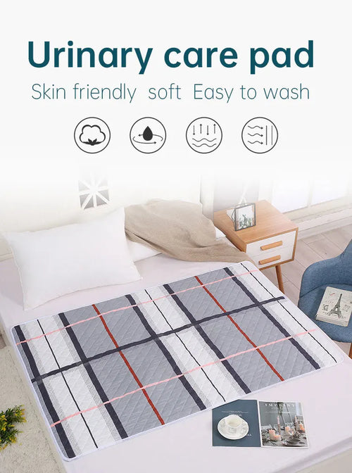 Alèse Imperméable Lavable Bébé Imprimé Cartoon – Protège-Matelas Respirant Anti-Fuite Toddler