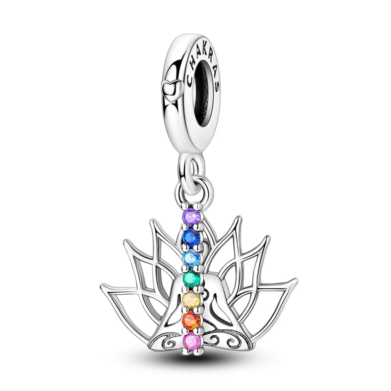 Charm Argent 925 Bouddha Dieu de la Richesse – Perle DIY Pendentif Bracelet Bijou Fashion