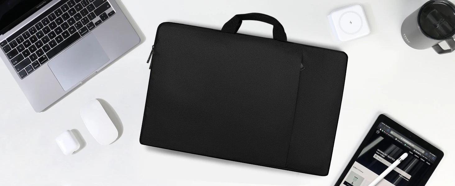 Housse Waterproof 24'' pour UPERFECT UMAX – Sac de Transport Écran Tactile 19''-24'' | Grande Poche Latérale