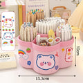 Porte-Stylos 360° Rotatif Multifonction – Organisateur Bureau Maquillage Papeterie Étudiant