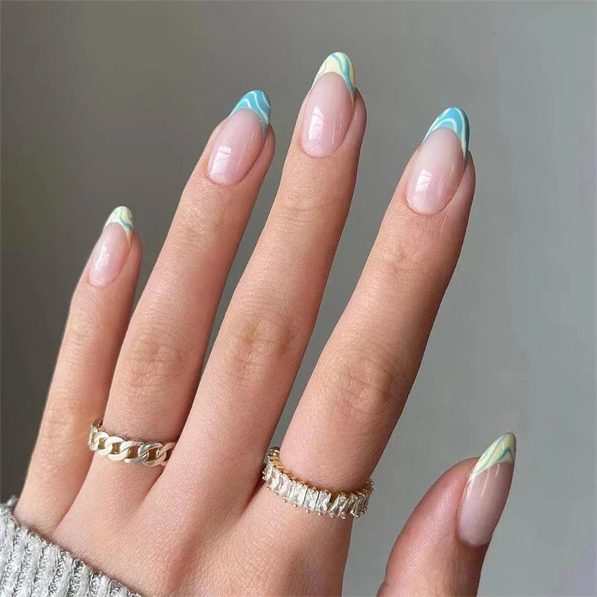 24 Faux Ongles Ballerina & Coffin Amovibles – Manucure Prête à Porter, Forme Amande & Coffin | Décoration Ongles Femme & Fille