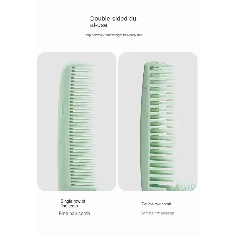 Peigne Brosse Pliable Anti-Statique Voyage – Paille de Blé Éco-Responsable | Coiffage Facile & Compact | Accessoire Cheveux
