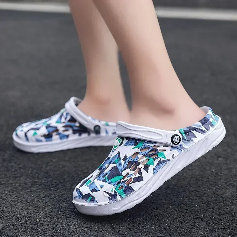 Clogs Sandales Respirants Homme Femme Plage 2025 – Confortables Semelle Douce Casual