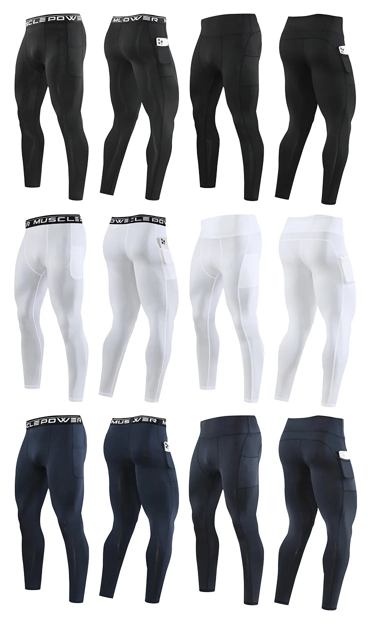 Herren Kompressionsleggings Gym Fitness Laufen Yoga Jogging Skinny Dry Fit Eng Anliegende Sporthose Bequem Leistungsstark Zeitlos – Premium Kompressionsleggings Gym Fitness Laufen Yoga Dry Fit | Herren Sport Kompressionsmode Premium